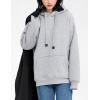 imageYeokou Womens Athletic Hoodies Sherpa Fleece Lined Workout Pullover Winter Warm Thicken SweatshirtLightgrey