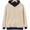 imageYeokou Womens Athletic Hoodies Sherpa Fleece Lined Workout Pullover Winter Warm Thicken SweatshirtNavyblue