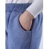 imageYeokou Womens Sherpa Lined Sweatpants Winter Warm Fleece Joggers Casual Lounge PantsBlue