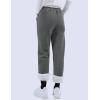 imageYeokou Womens Sherpa Lined Sweatpants Winter Warm Fleece Joggers Casual Lounge PantsDark Grey