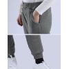 imageYeokou Womens Sherpa Lined Sweatpants Winter Warm Fleece Joggers Casual Lounge PantsDark Grey