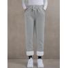 imageYeokou Womens Sherpa Lined Sweatpants Winter Warm Fleece Joggers Casual Lounge PantsLight Grey