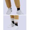 imageYeokou Womens Sherpa Lined Sweatpants Winter Warm Fleece Joggers Casual Lounge PantsYellow