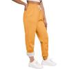 imageYeokou Womens Sherpa Lined Sweatpants Winter Warm Fleece Joggers Casual Lounge PantsYellow