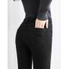 imageYeokou Womens Warm Sherpa Fleece Lined Stretch Slim Denim Leggings Thick Skinny Winter JeansBlack