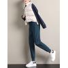 imageYeokou Womens Warm Sherpa Lined Athletic Sweatpants Jogger Fleece PantsBlue