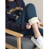 imageYeokou Womens Warm Sherpa Lined Athletic Sweatpants Jogger Fleece PantsBlue