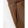 imageYeokou Womens Warm Sherpa Lined Athletic Sweatpants Jogger Fleece PantsBrown
