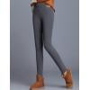 imageYeokou Womens Warm Sherpa Lined Athletic Sweatpants Jogger Fleece PantsGreyskinny