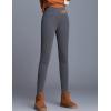 imageYeokou Womens Warm Sherpa Lined Athletic Sweatpants Jogger Fleece PantsGreyskinny