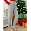 imageYeokou Womens Warm Sherpa Lined Athletic Sweatpants Jogger Fleece PantsLight Grey