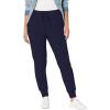 imageYeokou Womens Warm Sherpa Lined Athletic Sweatpants Jogger Fleece PantsNavy Blue