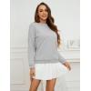 imageYeokou Womens Winter Hoodies Pullover Sherpa Fleece Warm Heavyweight Sweatshirt3 Lightgrey