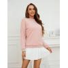imageYeokou Womens Winter Hoodies Pullover Sherpa Fleece Warm Heavyweight Sweatshirt3 Pink