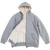 imageYeokou Unisex Boys Girls Kids Winter Sherpa Lined Zip Up Sweatshirt Jacket HoodieLightgrey