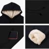 imageYeokou Womens Winter Hoodies Pullover Sherpa Fleece Warm Heavyweight SweatshirtBlackhoodie