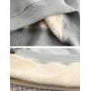 imageYeokou Womens Winter Hoodies Pullover Sherpa Fleece Warm Heavyweight SweatshirtGreycrewneck