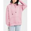 imageYeokou Womens Winter Hoodies Pullover Sherpa Fleece Warm Heavyweight SweatshirtPinkhoodie