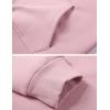 imageYeokou Womens Winter Hoodies Pullover Sherpa Fleece Warm Heavyweight SweatshirtPinkhoodie