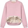 Pink-crewneck