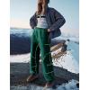 imageYeokou Womens Sherpa Fleece Lined Sweatpants Joggers Winter Warm Outdoor Lounge Pants Multi PocketsTeal