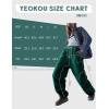 imageYeokou Womens Sherpa Fleece Lined Sweatpants Joggers Winter Warm Outdoor Lounge Pants Multi PocketsTeal