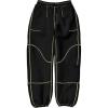 imageYeokou Womens Sherpa Fleece Lined Sweatpants Joggers Winter Warm Outdoor Lounge Pants Multi PocketsBlack
