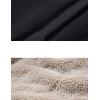 imageYeokou Mens Winter Warm Sherpa Lined Active Thermal Jogger Fleece Sweatpants PantBlackribbed Cuff