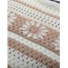imageYeokou Womens Crochet Sweater Top Short Flutter Sleeve Crew Neck Summer Casual Knit Tank PulloversApricot