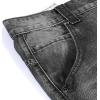 imageYeokou Mens Casual Loose Hip Hop Denim Work Pants Jeans with Cargo PocketsDarkgrey