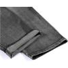 imageYeokou Mens Casual Loose Hip Hop Denim Work Pants Jeans with Cargo PocketsDarkgrey