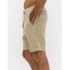 imageYeokou Mens Casual Shorts Summer Loose Fit Lightweight Elastic Waist Drawstring Pockets Beach Golf Walk ShortsBeige