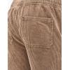 imageYeokou Mens Casual Shorts Summer Loose Fit Lightweight Elastic Waist Drawstring Pockets Beach Golf Walk ShortsBrown
