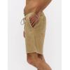 imageYeokou Mens Casual Shorts Summer Loose Fit Lightweight Elastic Waist Drawstring Pockets Beach Golf Walk ShortsKhaki
