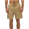 imageYeokou Mens Casual Shorts Summer Loose Fit Lightweight Elastic Waist Drawstring Pockets Beach Golf Walk ShortsKhaki