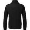 imageYeokou Mens Casual Slim Full Zip Thick Knitted Cardigan Sweaters with PocketsBlack
