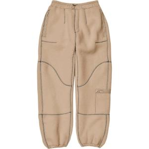imageYeokou Womens Sherpa Fleece Lined Sweatpants Joggers Winter Warm Outdoor Lounge Pants Multi Pockets KhakiM