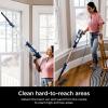imageShark HZ702 Ultralight PetPro Corded Stick Vacuum with PowerFins HairPro Odor Neutralizer Technology Wine PurpleDuoCleanSelfClean Brushroll