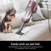 imageShark HZ702 Ultralight PetPro Corded Stick Vacuum with PowerFins HairPro Odor Neutralizer Technology Wine PurplePowerFins