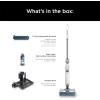 imageShark HydroDuo with DirtReveal Technology Cordless Everyday Hard Floor Cleaning System Wet ampamp Dry Debris Pickup Mops ampamp Scrubs All at Once Hardwood Tile Laminate ampamp Stone Stone Metallic WW201