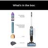 imageShark HydroVac MessMaster Wet Dry Vacuum Cleaner Cordless 3in1 Vacuum Mop All in One ampamp SelfCleaning System Lightweight Powerful Suction for Hard Floors ampamp Area Rugs Stone WD261Rose GoldCorded w Essential Package