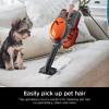 imageShark Rocket UltraLight Corded Bagless Vacuum for Carpet and Hard Floor Cleaning with Swivel Steering HV301 GrayOrangeRocket Pet with Standard Dust Cup