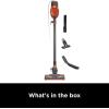 imageShark Rocket UltraLight Corded Bagless Vacuum for Carpet and Hard Floor Cleaning with Swivel Steering HV301 GrayOrangeRocket with Standard Dust Cup
