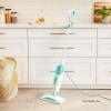 imageShark S1000 Steam Mop with 2 Dirt Grip Pads Lightweight Safe for all Sealed Hard Floors like Tile Hardwood Stone Laminate Vinyl ampamp More Machine Washable Removable Water Tank WhiteSeafoam