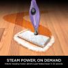 imageShark S3501 Steam Pocket Mop Hard Floor Cleaner With Rectangle Head and 2 Washable Pads Easy Maneuvering Quick Drying SoftGrip Handle and Powerful Steam Purple