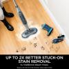 imageShark S7000AMZ Steam Mop Steam ampamp Scrub AllinOne Scrubbing and Sanitizing Designed for Hard Floors with 6 Dirt Grip Soft Scrub Washable Pads ampamp 2 Steam Modes Pure Water BluePure Water Blue