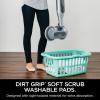 imageShark S7000AMZ Steam Mop Steam ampamp Scrub AllinOne Scrubbing and Sanitizing Designed for Hard Floors with 6 Dirt Grip Soft Scrub Washable Pads ampamp 2 Steam Modes Pure Water BluePure Water Blue