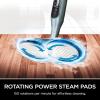 imageShark S7000AMZ Steam Mop Steam ampamp Scrub AllinOne Scrubbing and Sanitizing Designed for Hard Floors with 6 Dirt Grip Soft Scrub Washable Pads ampamp 2 Steam Modes Pure Water BluePure Water Blue