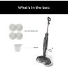 imageShark Steam Pickup 3in1 Steam Mop Picks Up Debris Deep Scrubs ampamp Steam Sanitizes  All At Once Lightweight Steam Cleaner for Home with Sealed Hard Floors like Hardwood Tile ampamp Laminate SD201Black