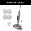 imageShark Steam Pickup 3in1 Steam Mop Picks Up Debris Deep Scrubs ampamp Steam Sanitizes  All At Once Lightweight Steam Cleaner for Home with Sealed Hard Floors like Hardwood Tile ampamp Laminate SD201Gold